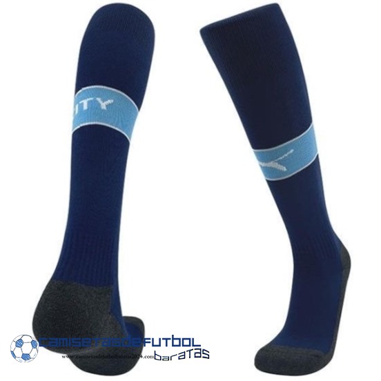 Casa Calcetines Manchester City Equipación 2024 2025 Azul
