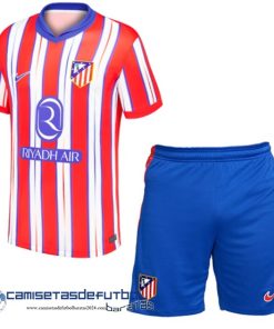 Casa Conjunto De Niños Atlético Madrid Equipación 2024 2025 Rojo