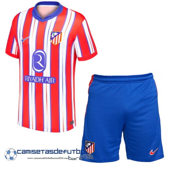 Casa Conjunto De Niños Atlético Madrid Equipación 2024 2025 Rojo