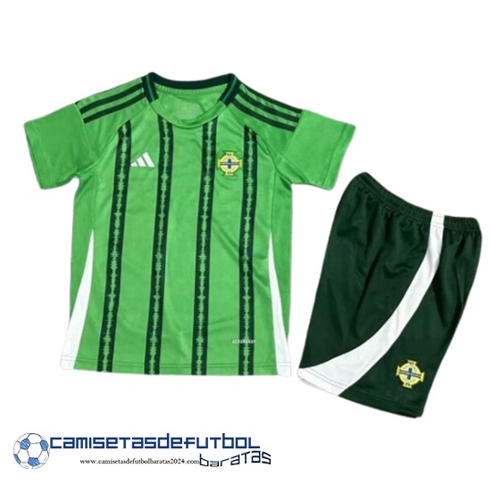Casa Conjunto De Niños Irlanda Del Norte Equipación 2024 Verde