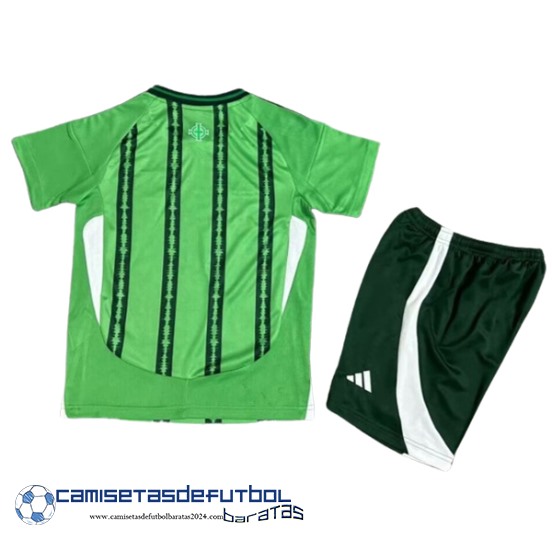 Casa Conjunto De Niños Irlanda Del Norte Equipación 2024 Verde - Image 2