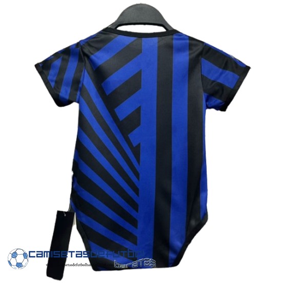 Casa Onesies Niños Inter Milán Equipación 2024 2025 Azul Negro - Image 2