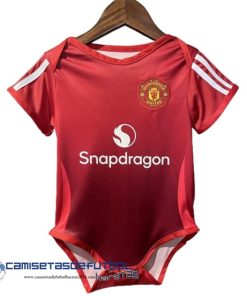 Casa Onesies Niños Manchester United Equipación 2024 2025 Rojo