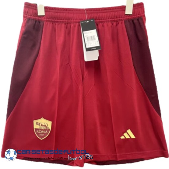 Casa Pantalones As Roma Equipación 2024 2025 Rojo - Image 2