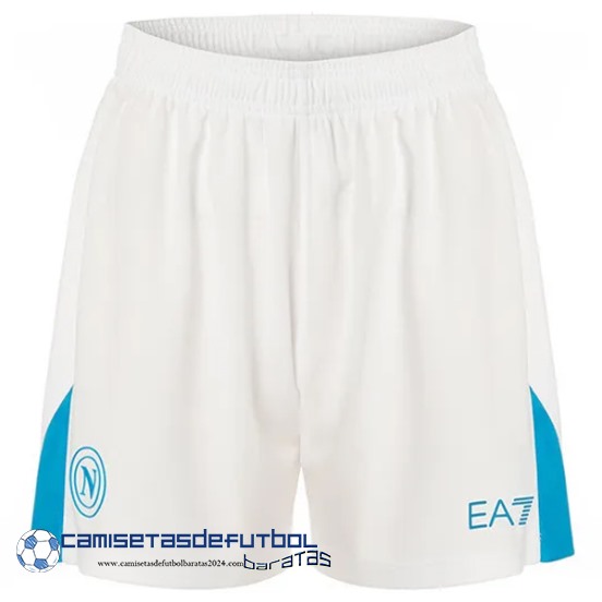 Casa Pantalones Napoli Equipación 2024 2025 Blanco