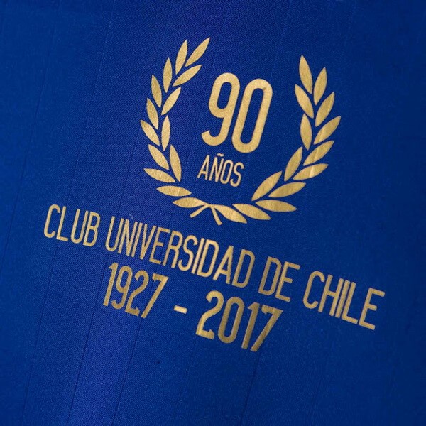Casa 90th Camiseta Universidad De Chile 1927 2017 Azul - Image 2