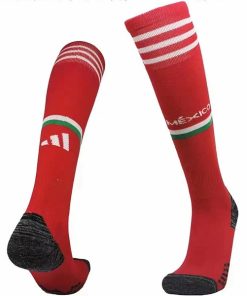 Casa Calcetines Niños México 2022 Rojo