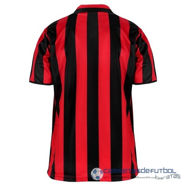 Casa Camiseta AC Milan Retro Equipación 1988 1989 Rojo - Image 2