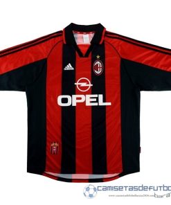 Casa Camiseta AC Milan Retro Equipación 1998 2000 Rojo