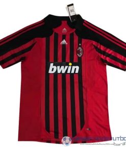 Casa Camiseta AC Milan Retro Equipación 2007 2008 Rojo