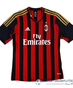 Casa Camiseta AC Milan Retro Equipación 2013 2014 Rojo