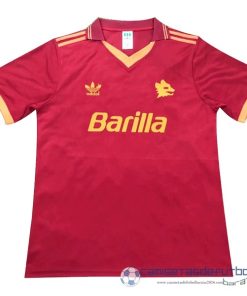Casa Camiseta As Roma Retro Equipación 1992 1994 Rojo