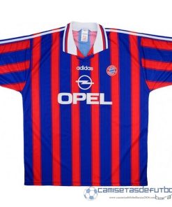 Casa Camiseta Bayern Múnich Retro Equipación 1995 1997 Azul Rojo