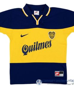 Casa Camiseta Boca Juniors Retro Equipación 1999 Azul Amarillo