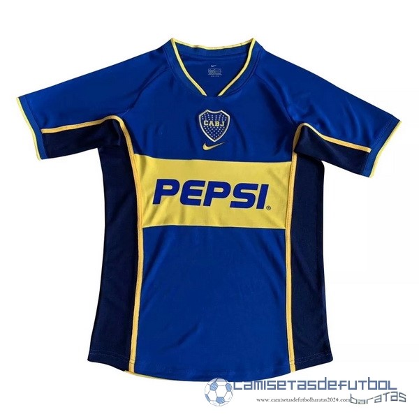 Casa Camiseta Boca Juniors Retro Equipación 2002 Azul