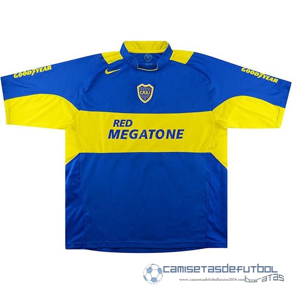 Casa Camiseta Boca Juniors Retro Equipación 2005 2006 Azul