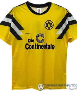 Casa Camiseta Borussia Dortmund Retro Equipación 1989 Amarillo