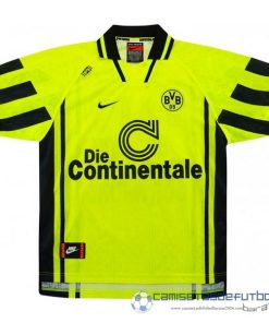 Casa Camiseta Borussia Dortmund Retro Equipación 1996 1997 Amarillo