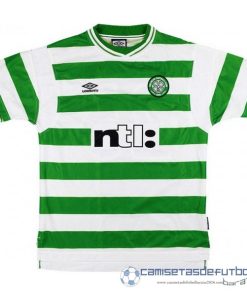 Casa Camiseta Celtic Retro Equipación 1999 2001 Verde