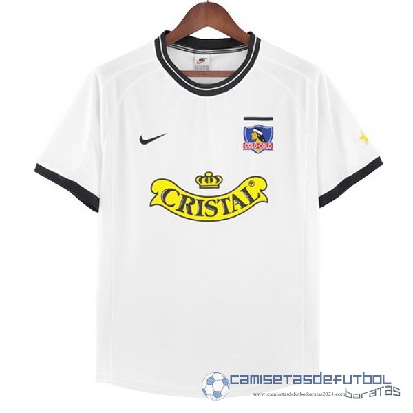 Casa Camiseta Colo Colo Retro Equipación 2000 2001 Blanco