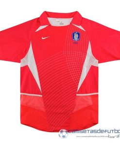 Casa Camiseta Corea Retro Equipación 2002 2003 Rojo