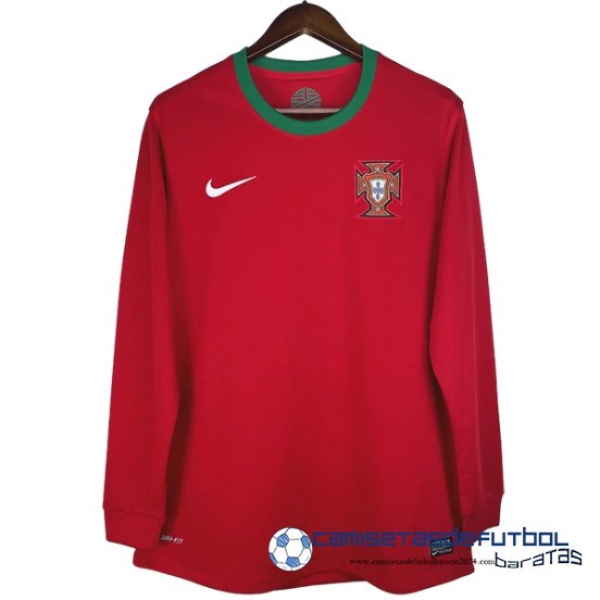 Casa Camiseta De Manga Larga Portugal Retro 2012