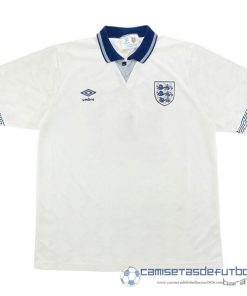 Casa Camiseta Inglaterra Retro Equipación 1990 Blanco