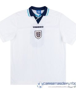 Casa Camiseta Inglaterra Retro Equipación 1996 Blanco