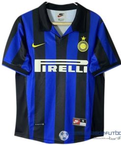 Casa Camiseta Inter Milán Retro Equipación 1998 1999 Azul