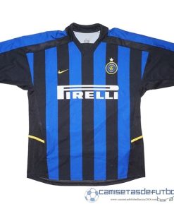 Casa Camiseta Inter Milán Retro Equipación 2002 2003 Azul