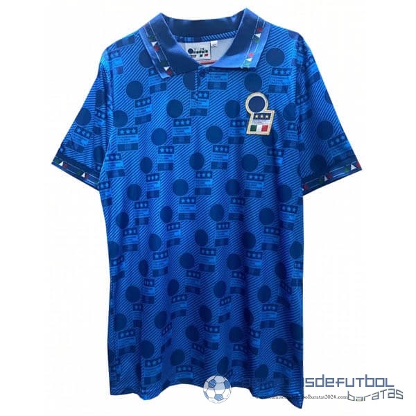 Casa Camiseta Italy Retro Equipación 1994 Azul