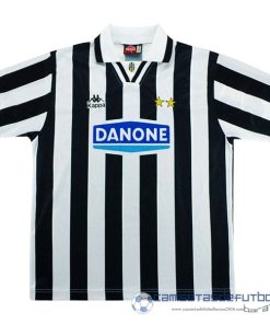 Casa Camiseta Juventus Retro Equipación 1994 1995 Negro Blanco
