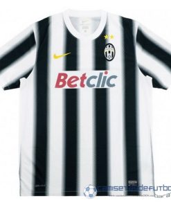 Casa Camiseta Juventus Retro Equipación 2011 2012 Negro Blanco