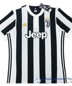 Casa Camiseta Juventus Retro Equipación 2017 2018 Negro Blanco