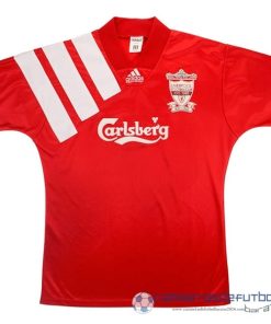 Casa Camiseta Liverpool Retro Equipación 1992 1993 Rojo