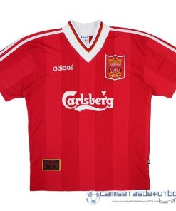 Casa Camiseta Liverpool Retro Equipación 1995 1996 Rojo