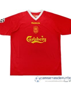 Casa Camiseta Liverpool Retro Equipación 2001 2003 Rojo
