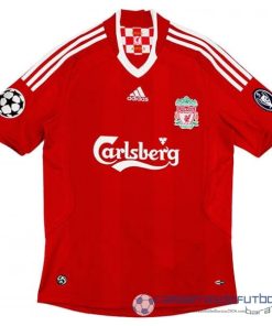 Casa Camiseta Liverpool Retro Equipación 2008 2010 Rojo