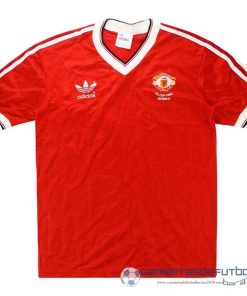 Casa Camiseta Manchester United Retro Equipación 1983 Rojo