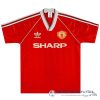 Casa Camiseta Manchester United Retro Equipación 1988 1990 Rojo
