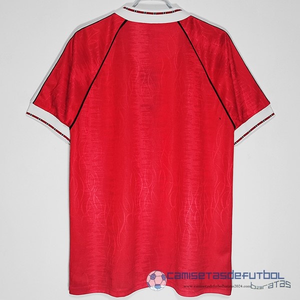 Casa Camiseta Manchester United Retro Equipación 1991 1992 Rojo - Image 2