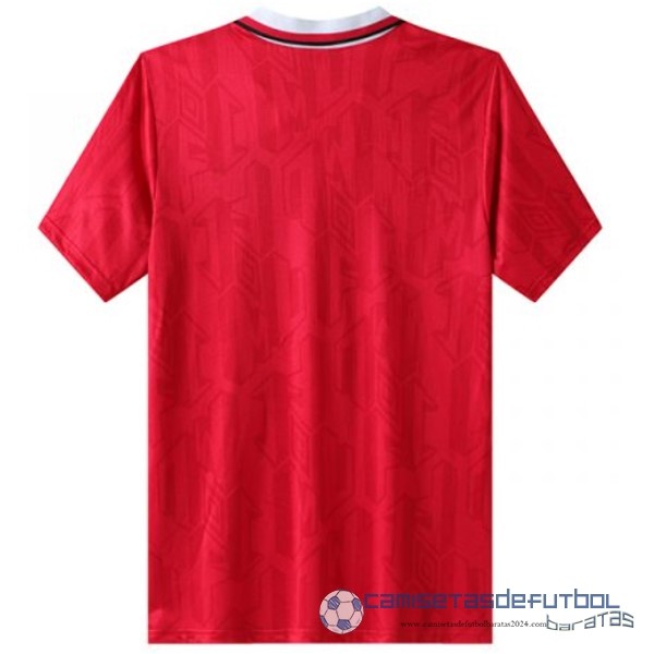 Casa Camiseta Manchester United Retro Equipación 1992 1994 Rojo - Image 2