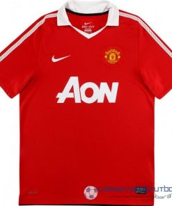 Casa Camiseta Manchester United Retro Equipación 2010 2011 Rojo