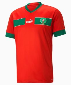 Casa Camiseta Marruecos 2022 Rojo