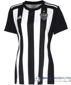 Casa Camiseta Mujer Atlético Mineiro Equipación 2022 2023 Negro Blanco