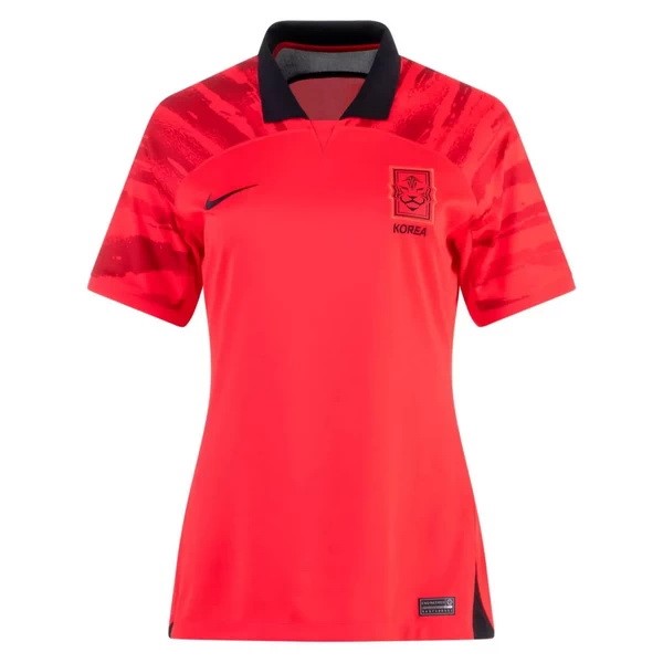 Casa Camiseta Mujer Corea 2022 Rojo