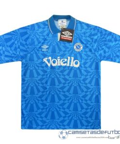 Casa Camiseta Napoli Retro Equipación 1991 1993 Azul