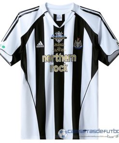 Casa Camiseta Newcastle United Retro Equipación 2006 Negro Blanco
