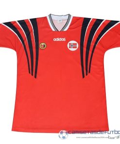 Casa Camiseta Noruega Retro Equipación 1996 1997 Rojo