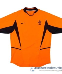 Casa Camiseta Países Bajos Retro Equipación 2002 Naranja